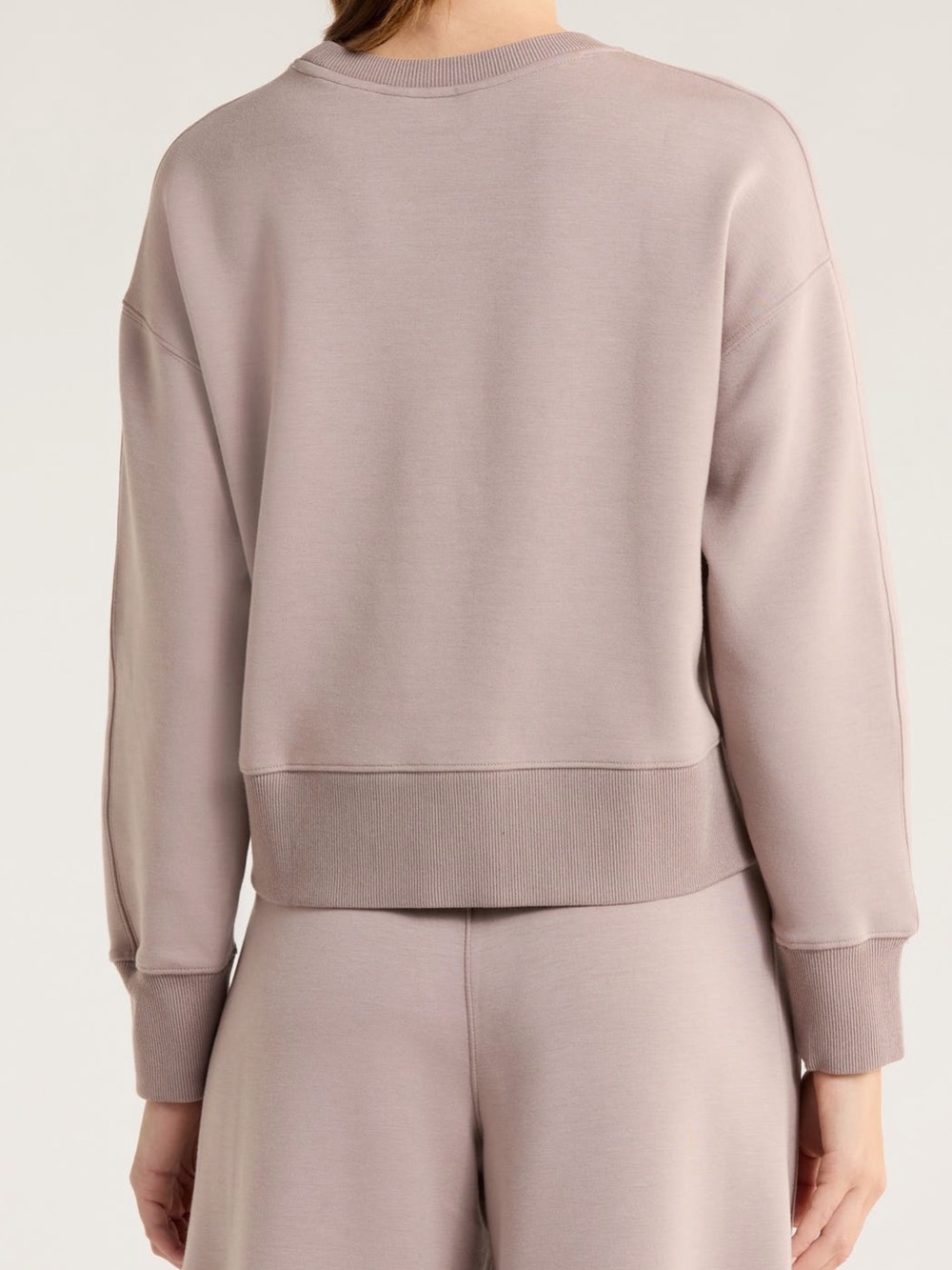 SPANX airessentials luxe crop crew neck sweatshirt - Picture 5 of 10